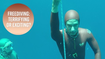Would you jump into the deep blue world of freediving?