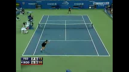 US Open 2007 - Федерер - Родик