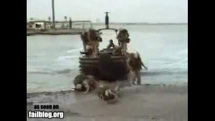 Beach Invasion Fail 