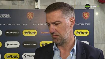 Младен Кръстаич след загубата на България от Литва
