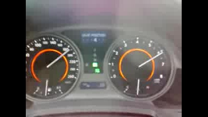 Lexus Is 250 Acceleration 0 - 225 Km - H In Car