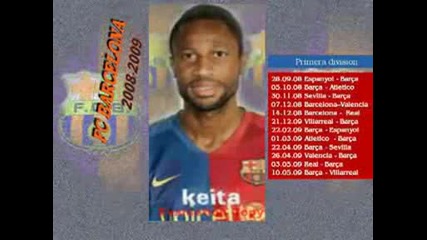 Fc Barcelona Squad Presentation 2008 - 2009