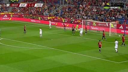 Испания - Норвегия 1:0 /първо полувреме/