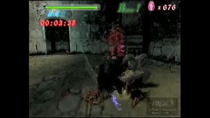 Devil May Cry 1 run. Mission 1