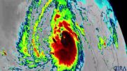 КАДРИ ОТ САТЕЛИТ: Вижте мащабите на циклона "Мока" (ВИДЕО)