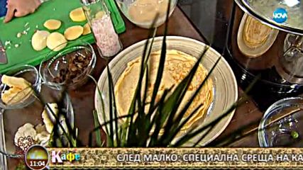 Шеф Иван Манчев приготвя зеленчуков борш с палачинка - „На кафе” (27.11.2017)
