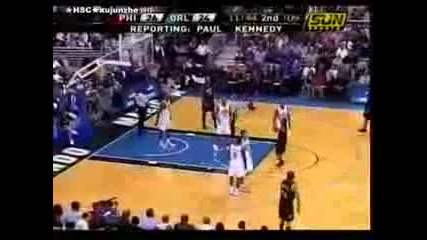Allen Iverson Dunks On Dwight Howard 
