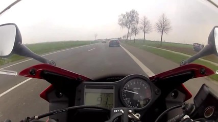 Top Speed Honda Cbr 600 on German Autobahn