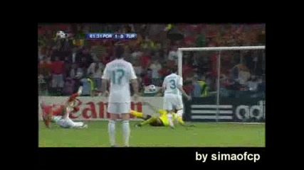 Euro 2008 Португалия - Турция 61 [1 - 0] Pepe