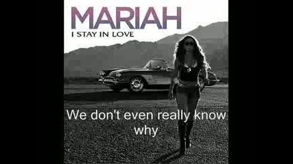 Mariah carey - I Stay in love wlyrics 