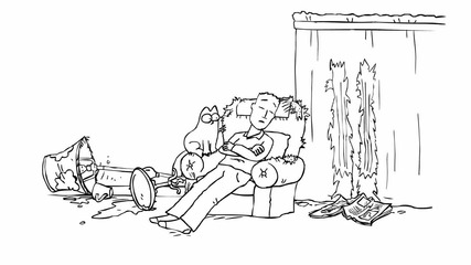 Simons cat - Flu guy 
