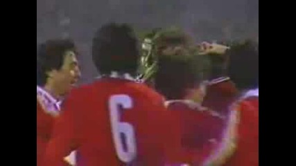 Cska - Liverpool 1982 Mladenov gool