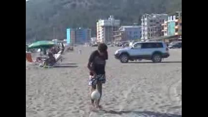 Giuliano Kulli at Shengjini Beach Albania /sumer 2007/ 