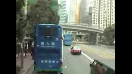 Virtual Video Ride On A Hong Kongbus