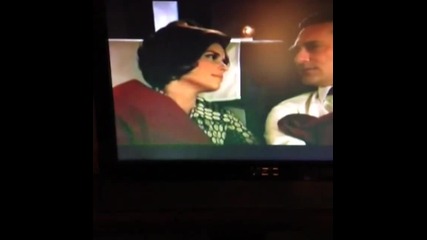 Звездата Нийв Кембъл с роля в седмия сезон на сериала Mad Men (2014)
