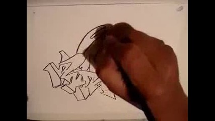Drawing Graffiti Wildstyle