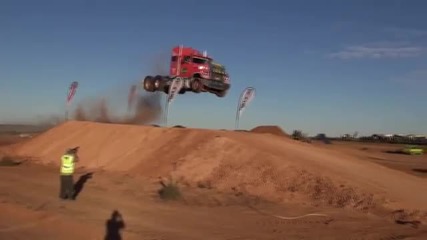 Semi Truck Jump, Prime mover Video 2 Australia extreme live