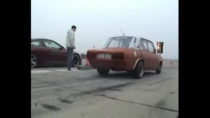 Bmw M6 Hamann Vs. Lada Turbo Drag Race 