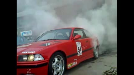 Bmw M3 E36 Wheel Spin Burnout Switzerland Drift Team 