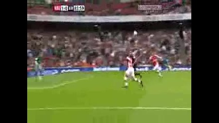 Първият гол на Аршавин в Арсенал
