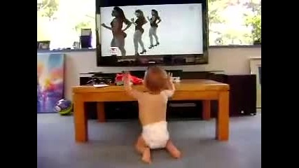 Бебе танцува на Single Ladies 