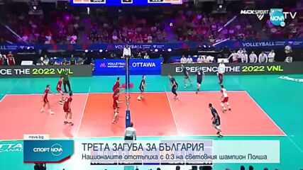 Полша разби България в третия мач от Лигата на нациите