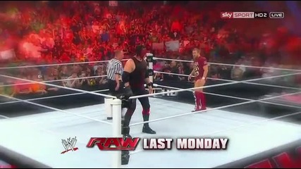 Wwe Raw Daniel Bryan and Kane 10.09.2012