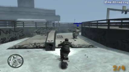 Gta Iv - Custom Race Track - The 8 Track - Faggios Only 