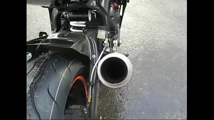 R6 2006 Racefit Growler Exhaust onto Micron Serpent Headers