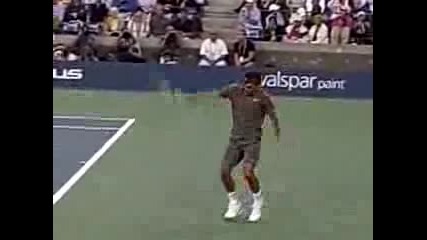 Us Open 2007 : Федерер - Гонзалез | Любителско видео