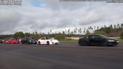 Speedart Btr600 Porsche 997 Turbo vs Mercedes Sls Amg Coup