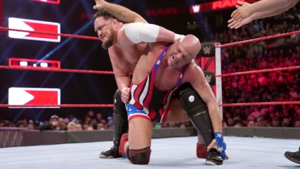 Kurt Angle vs. Samoa Joe: Raw, March 25, 2019