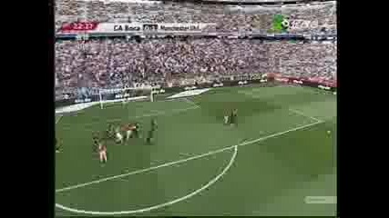 Ca Boca - Manchester United 0 - 1 Голът на Андерсон