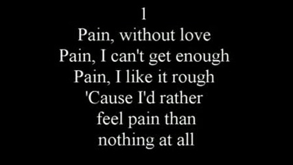 Three Days Grace - Pain [ lyrics ]
