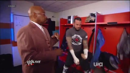 Wwe Raw 4.23.12 Cm Punk takes a Alcohol Test