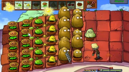 Plants vs Zombies level 5-3