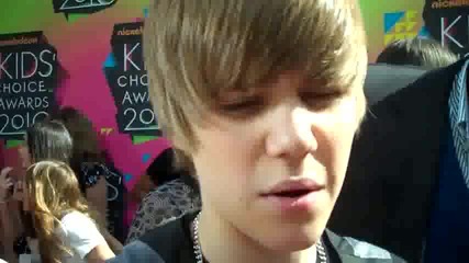 Интервю с Justin Bieber na Kids Choice Awards 