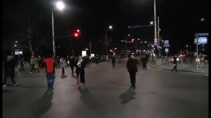 Протестиращите стигнаха Орлов мост