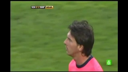 Lionel Messi vs. Сиатъл Саундърс [hq]