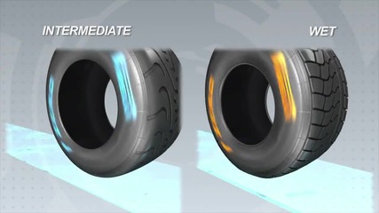 Разликата между Мокри гуми и Интермедия във F1