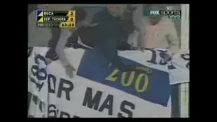 Boca 3 - 0 Dep tachira - Libertadores 2009.avi