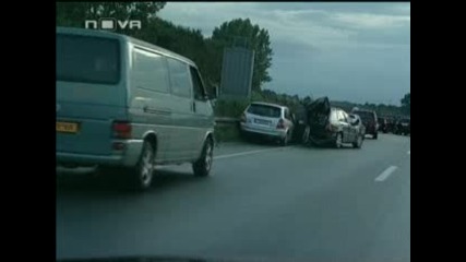 Тежка верижна катастрофа на 259 коли в Германия