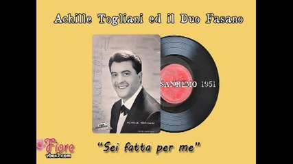 Sanremo 1951 - Achille Togliani с Duo Fasano - Sei fatta per me