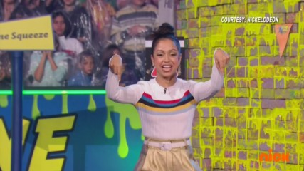 Nikki Bella competes in "Double Dare's" famed obstacle course on Nickelodeon