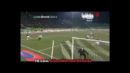 Stephan El Shaarawy Goal 1-2 Udinese vs Milan 11.02.2012
