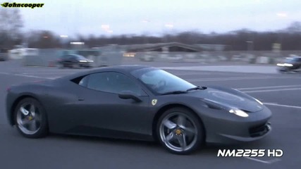 И Ferrari 458 Italia може да се пързаля
