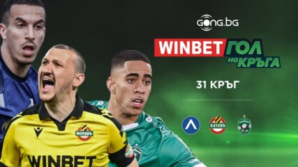 Трите предложения за WINBET Гол на кръга (31 кръг)