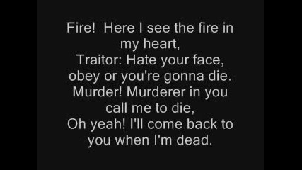 Children Of Bodom - Black widow lyrics 