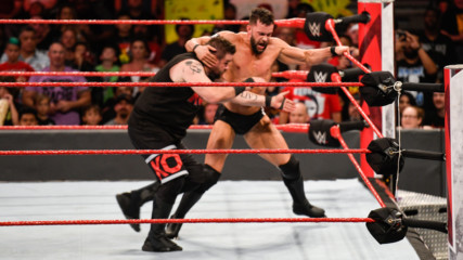 Braun Strowman & Kevin Owens vs. Finn Bálor & Constable Baron Corbin: Raw, June 25, 2018