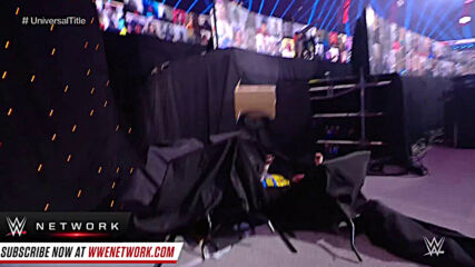 Roman Reigns launches Kevin Owens through a table: Royal Rumble 2021 (WWE Network Exclusive)